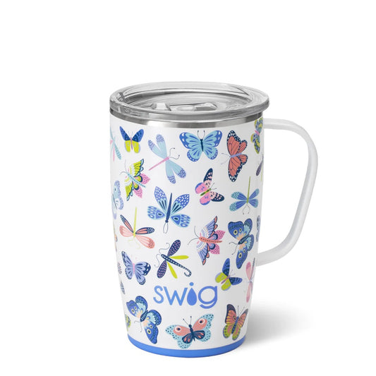 Butterfly Bliss 18 oz Swig Travel Mug