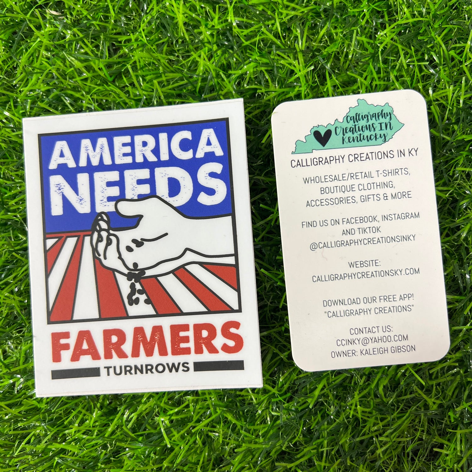 Seeds Turnrows Decal – Calligraphy Creations In KY