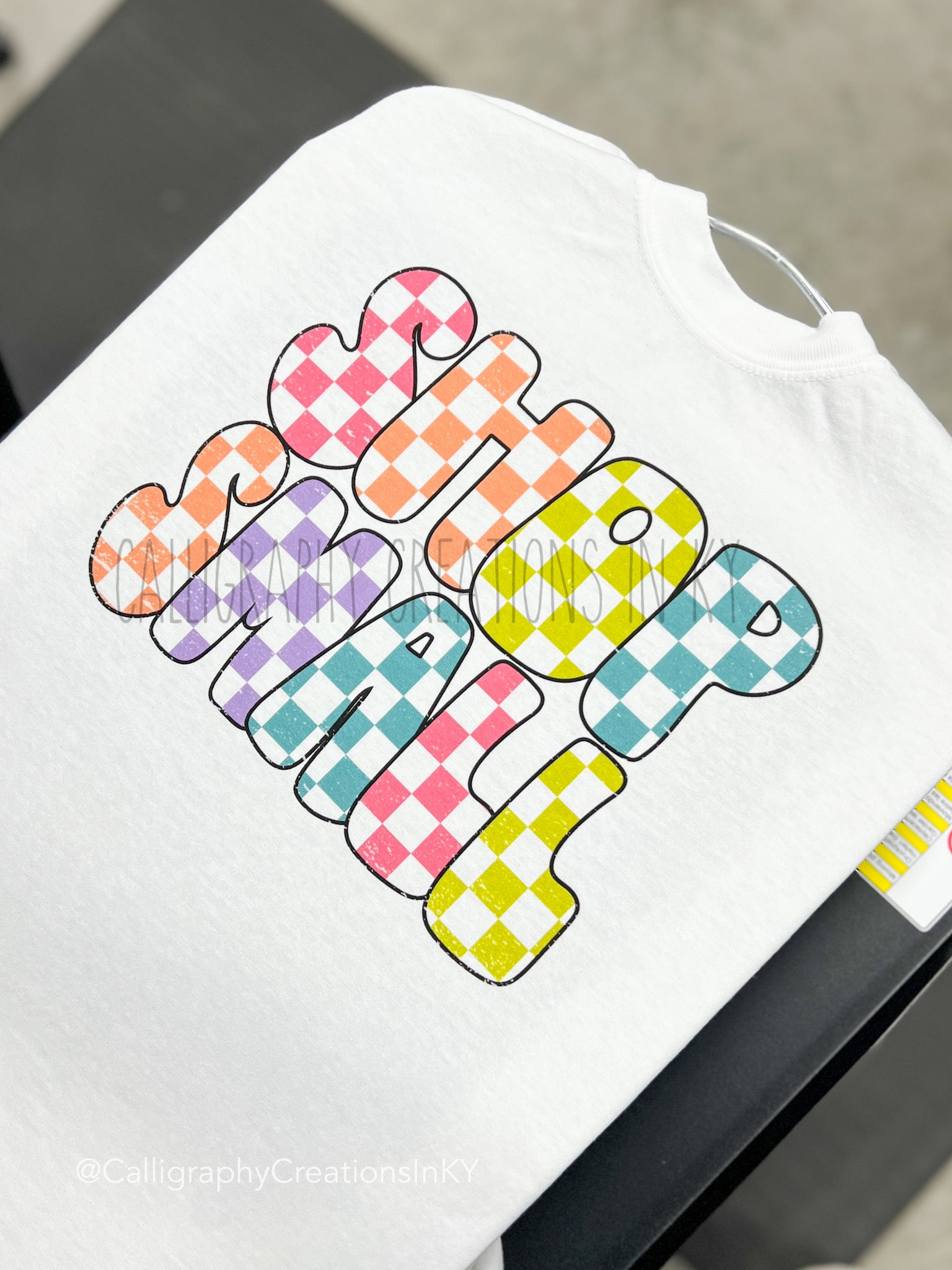 Checkered Shop Small Tee *FINAL SALE*