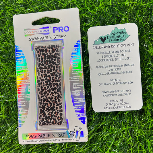 Leopard Silicone LoveHandle Pro Strap
