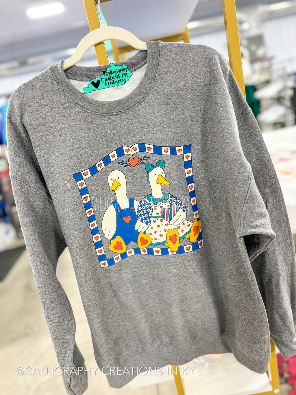 Cutie Vintage Goose Sweatshirt *FINAL SALE*