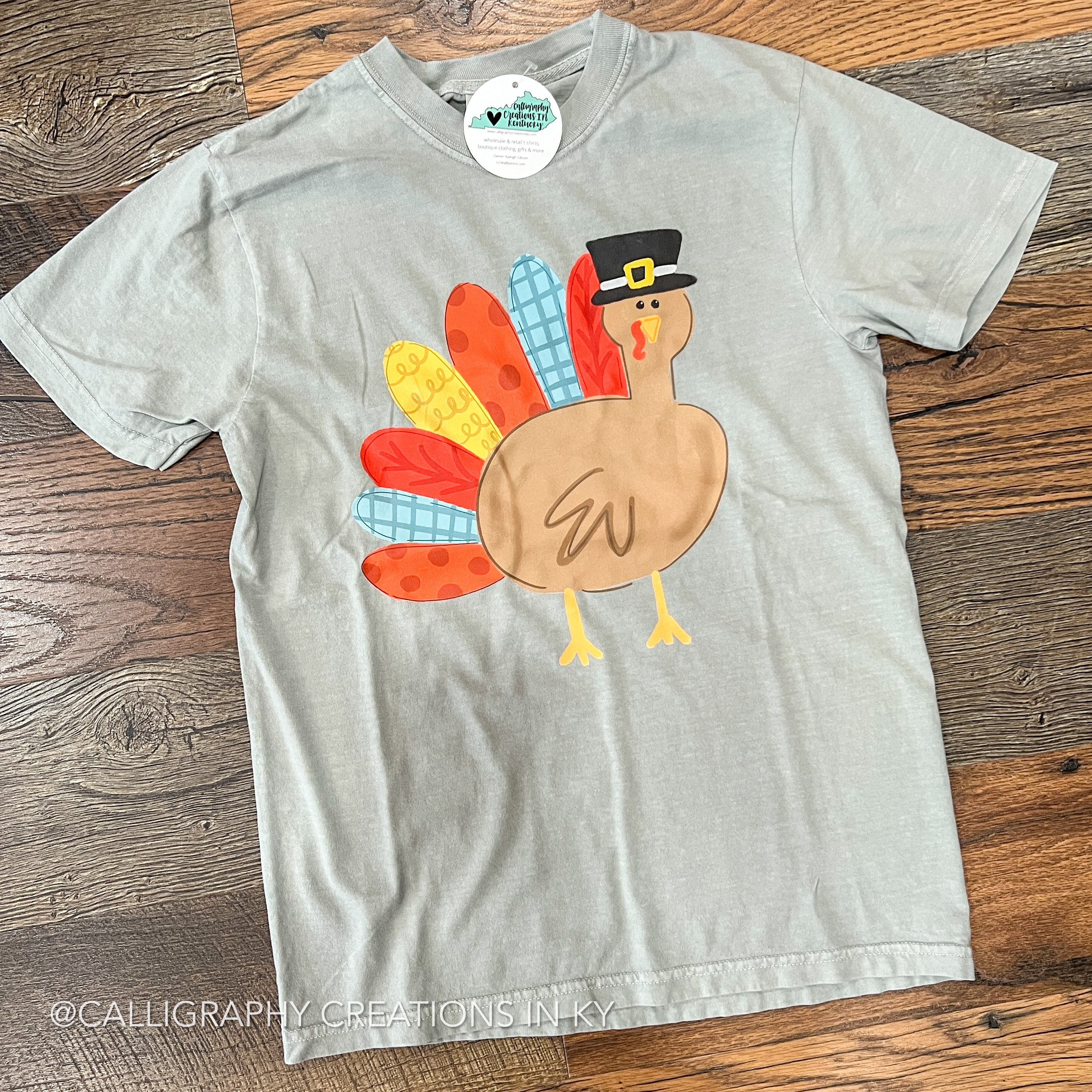Patchy Turkey CC Tee Doodles By Rebekah