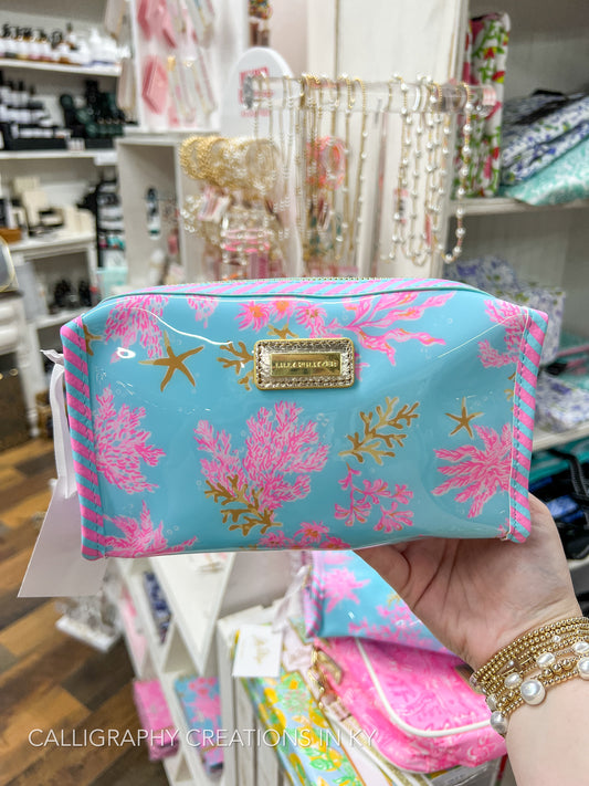 Royal Coral Lilly Pulitzer Pencil Pouch