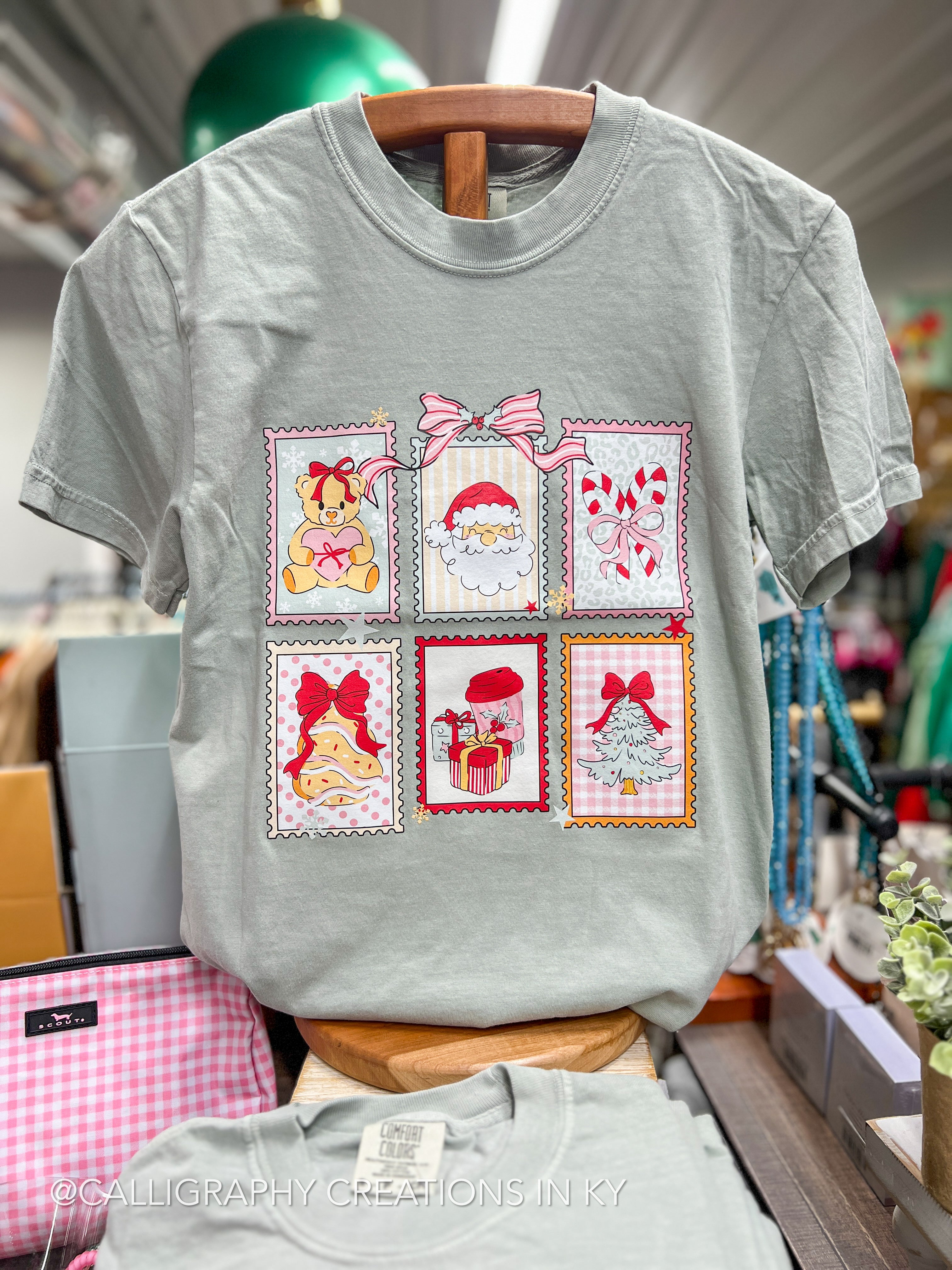 Christmas Stamps CC Tee