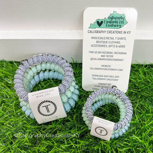 Totally Turquoise - TELETIES Hair Ties