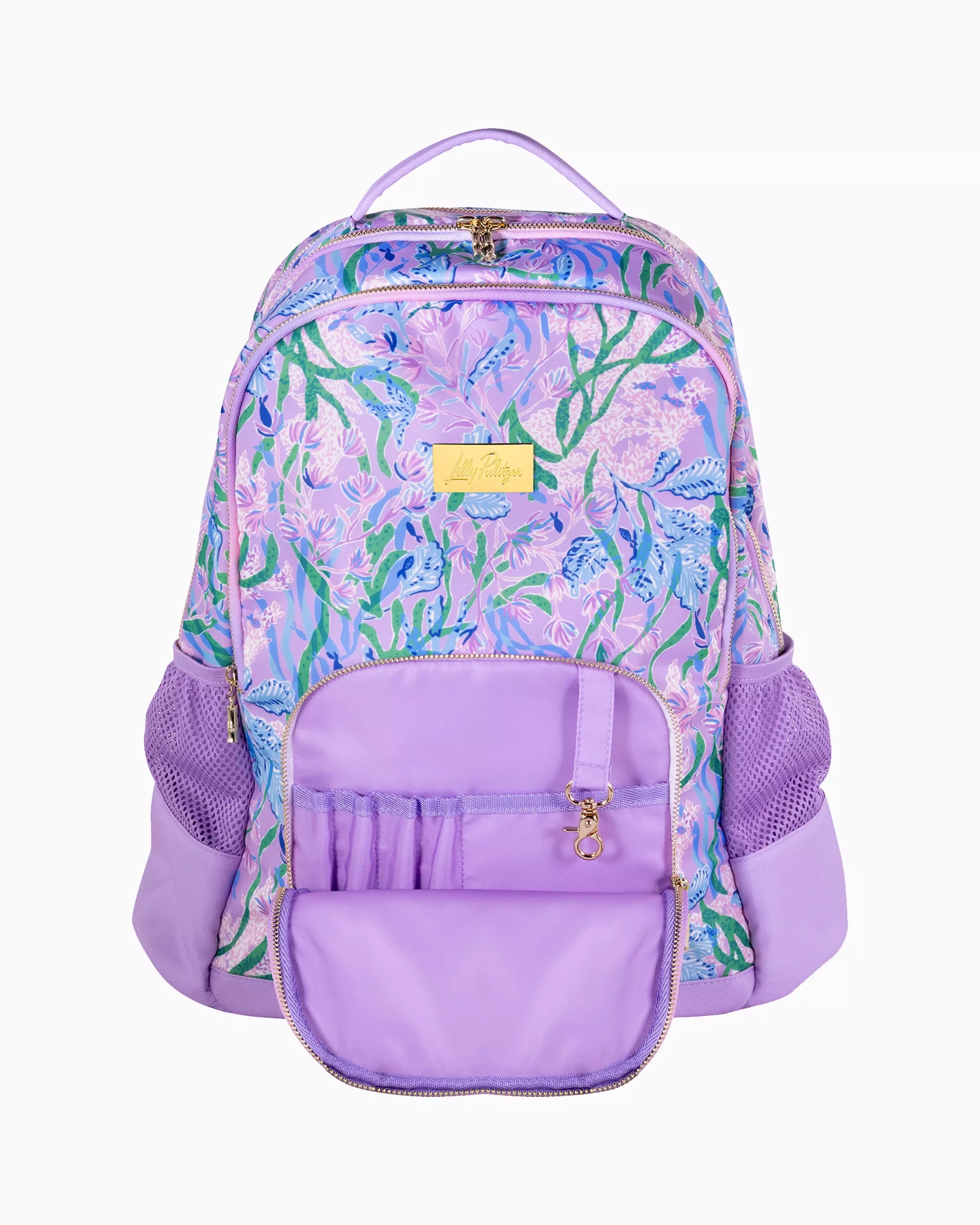 calvin klein dali pebble leather backpack purple Seacret Escape Lilly Pulitzer Backpack – Calligraphy Creations In KY