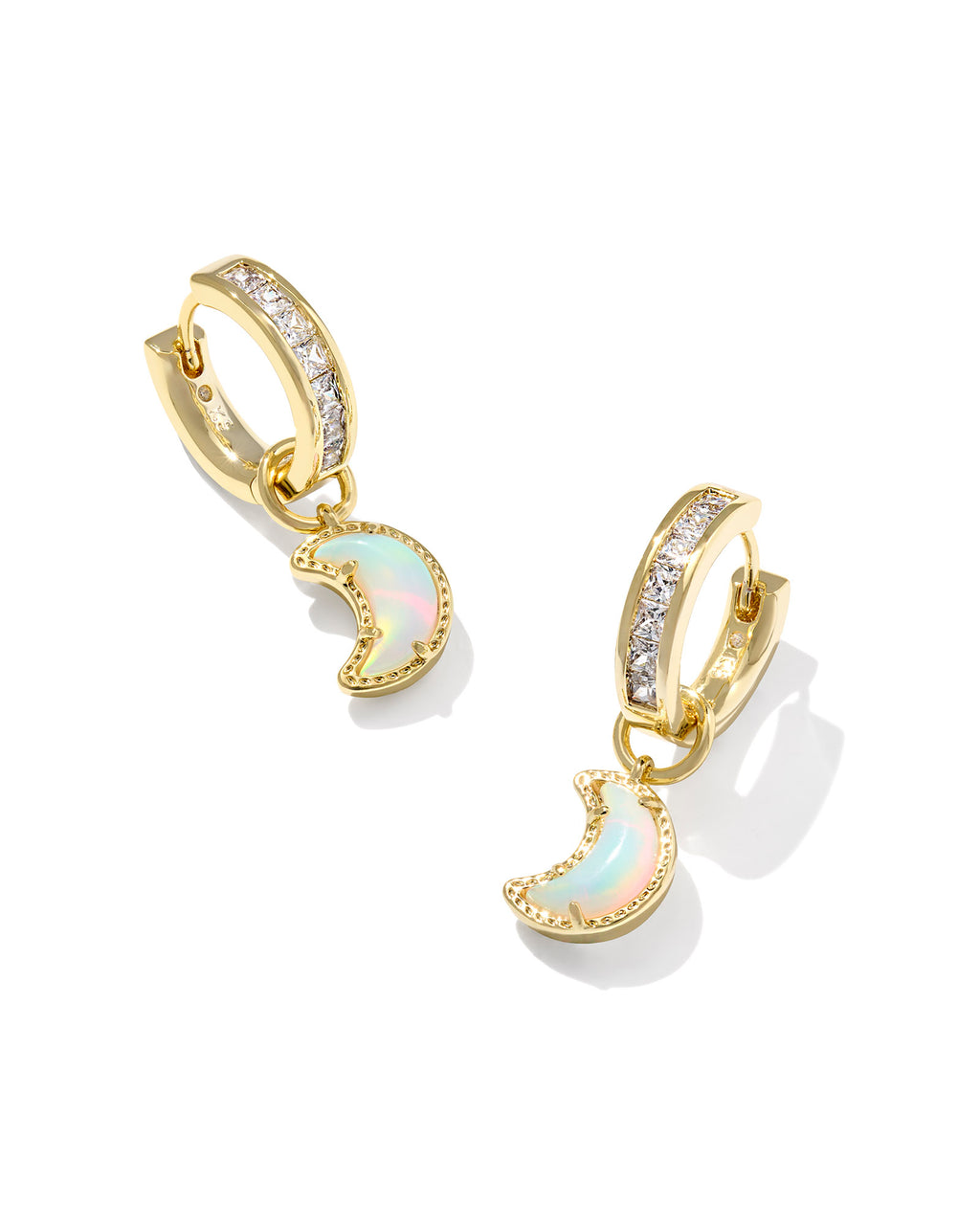 Kendra Scott Moon Huggie Earrings