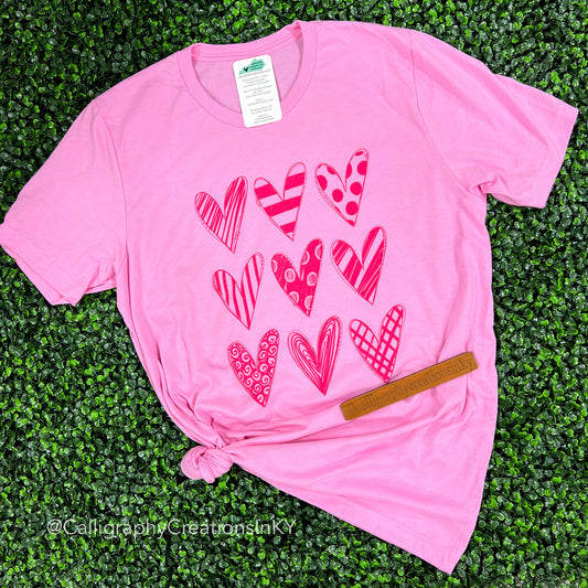 9 Hearts Tee FINAL SALE