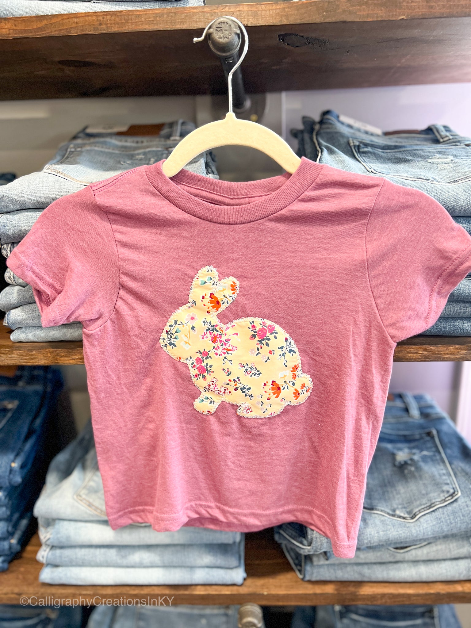 $1 YOUTH Floral Bunny Tee - FINAL SALE