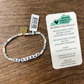 Be Strong / Low Tide Little Words Project Beaded Bracelet