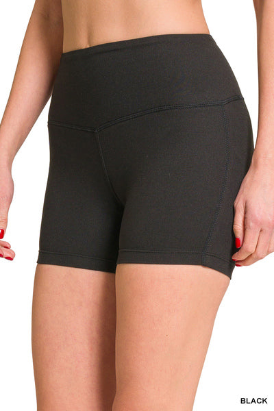 Black | Short Biker Shorts