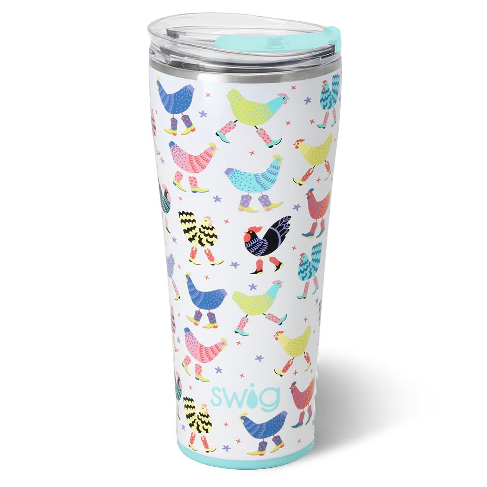 Funky Chicken 32 oz Swig Tumbler