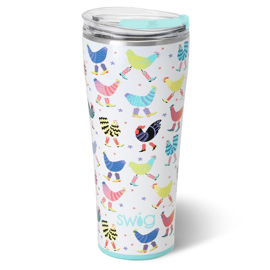 Funky Chicken 32 oz Swig Tumbler