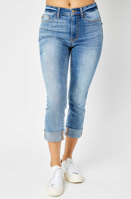 Cassandra Capri Jeans • Judy Blue