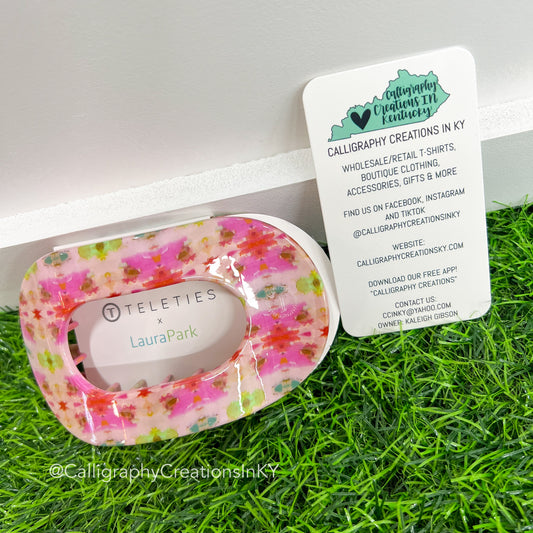 Giverny - Flat Round TELETIES Hair Clip