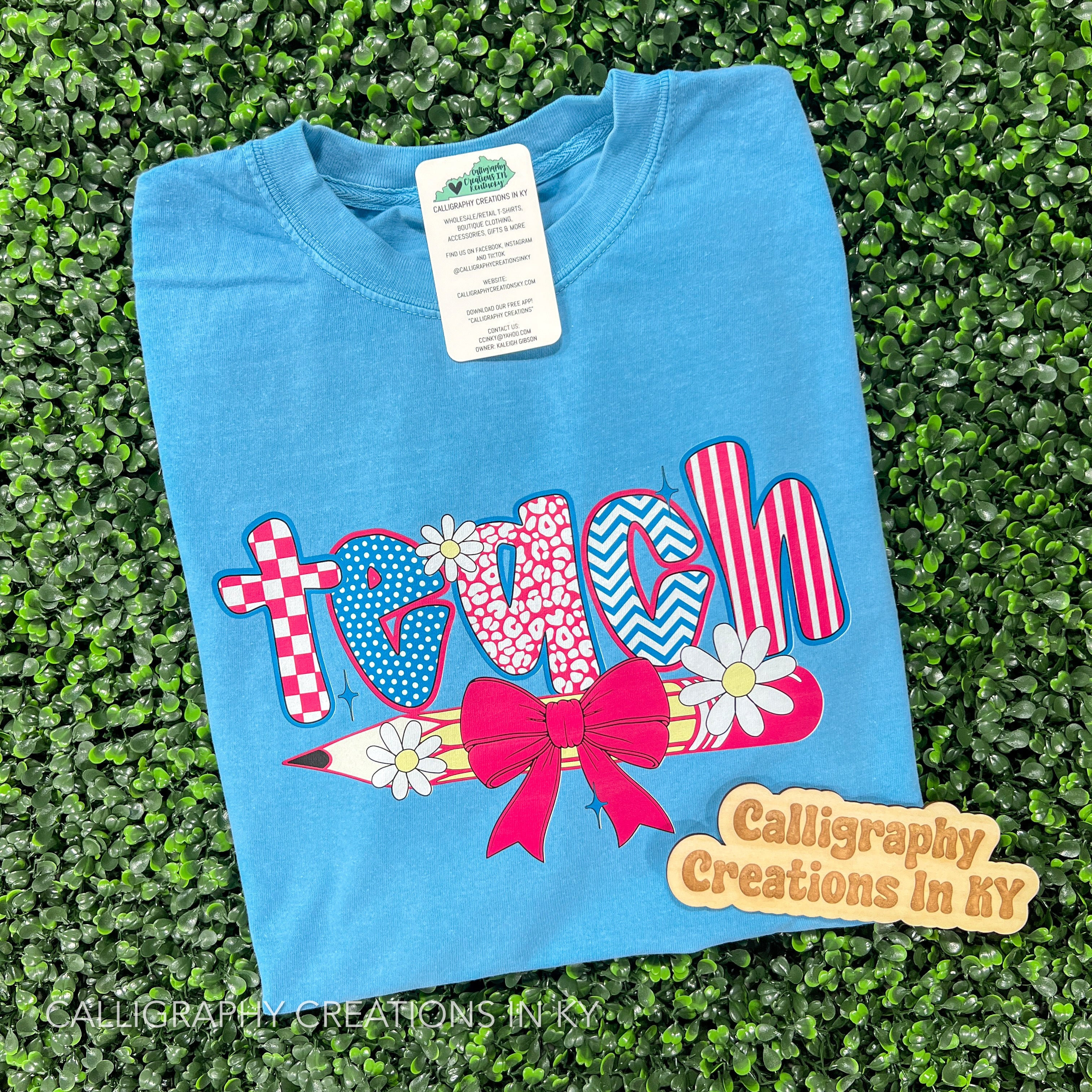Cutesy Teach CC Tee  *FINAL SALE*