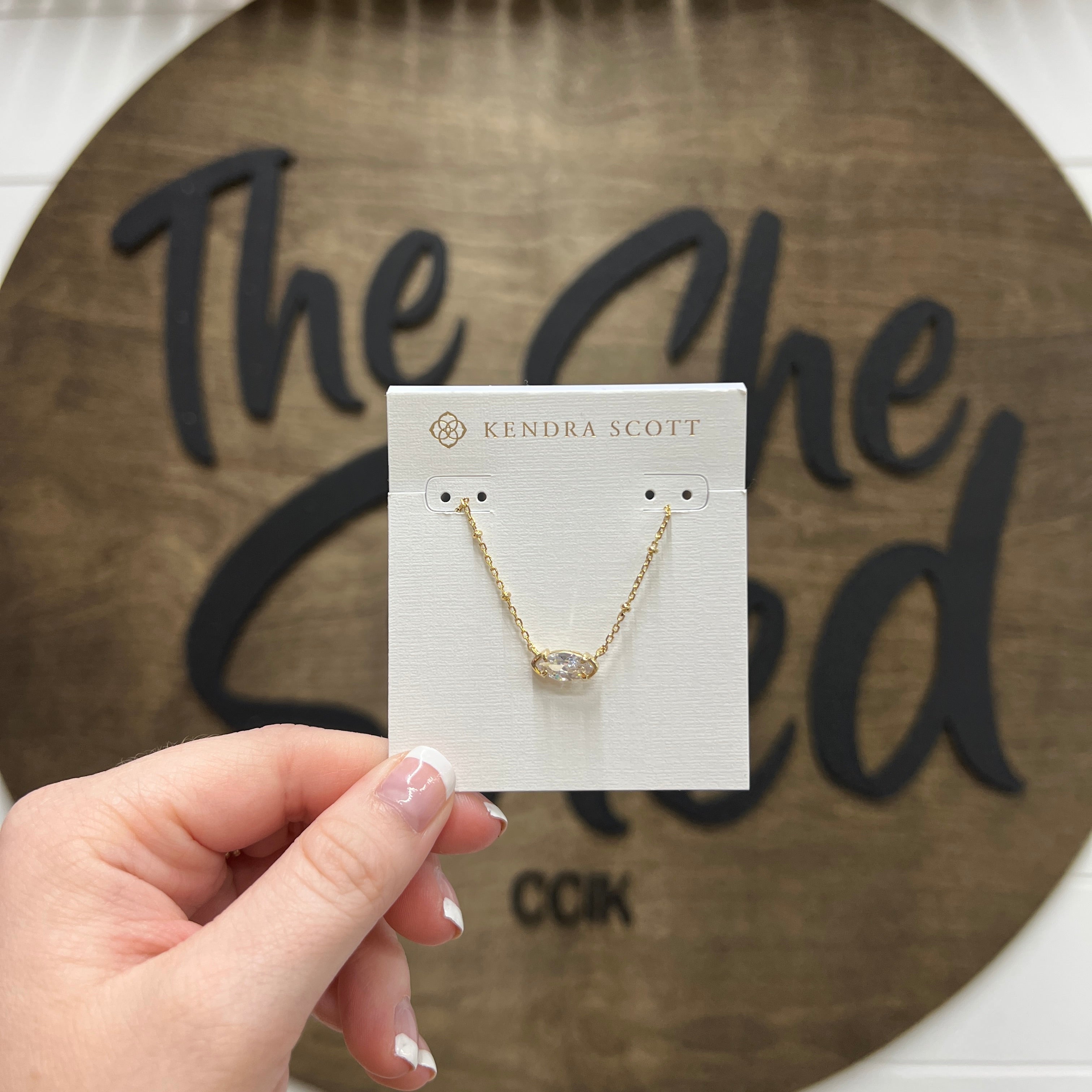 Kendra Scott Elisa Enamel Frame Short Pendant Necklace - Gold Dark Lav –  Calligraphy Creations In KY