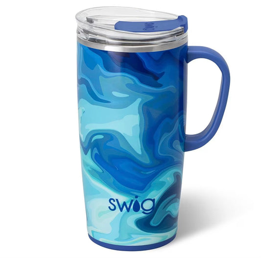 Blue Lagoon 22 oz Swig Travel Mug
