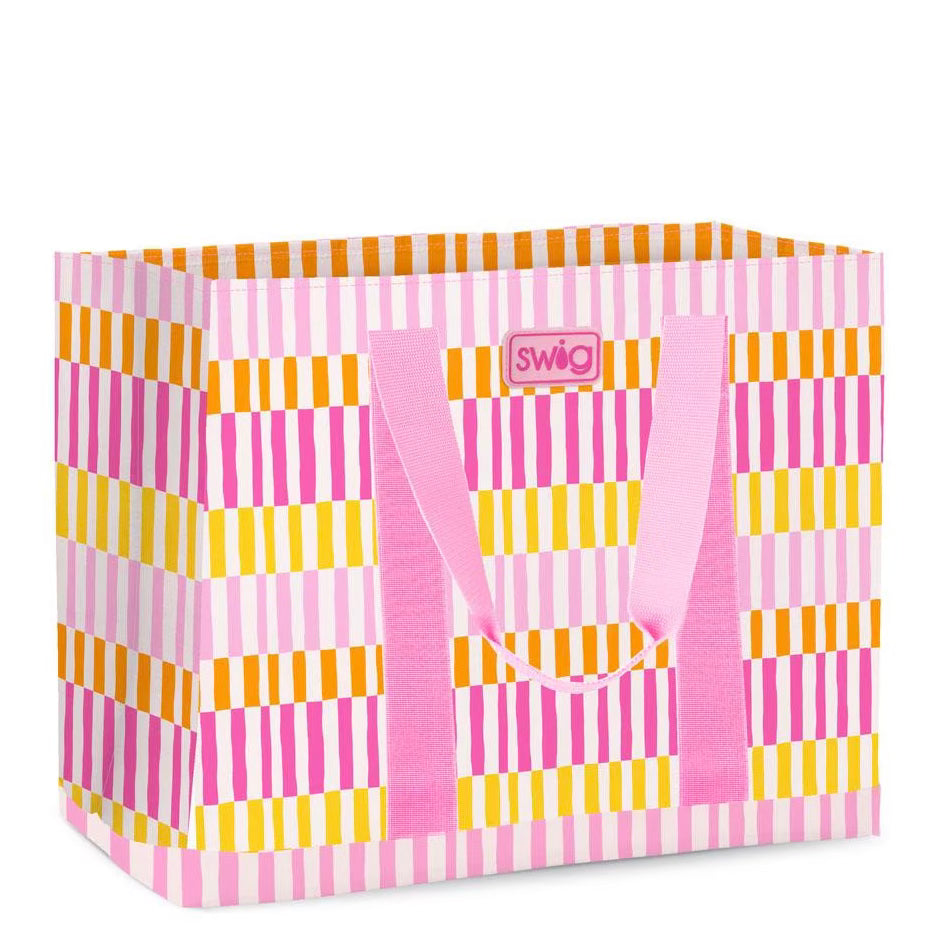 Sherbet Stripe Swig Jumbo Tote Bag