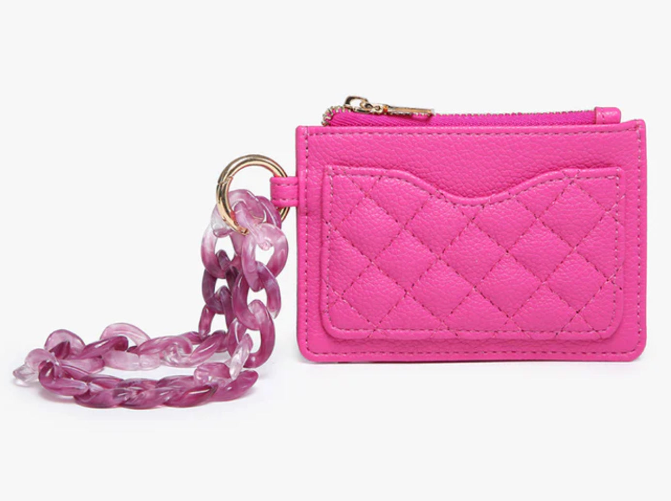 Pink | Rhodes Quilted Bangle