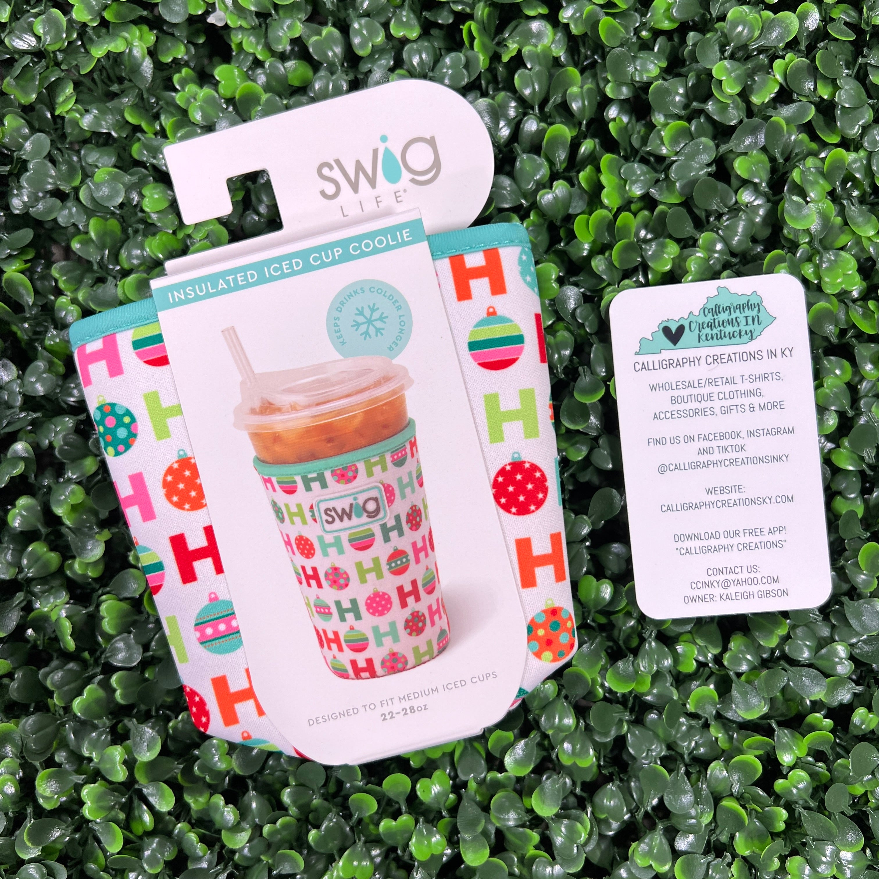 Holy Cow Medium Swig Iced Cup Coolie - Thumbnail 2