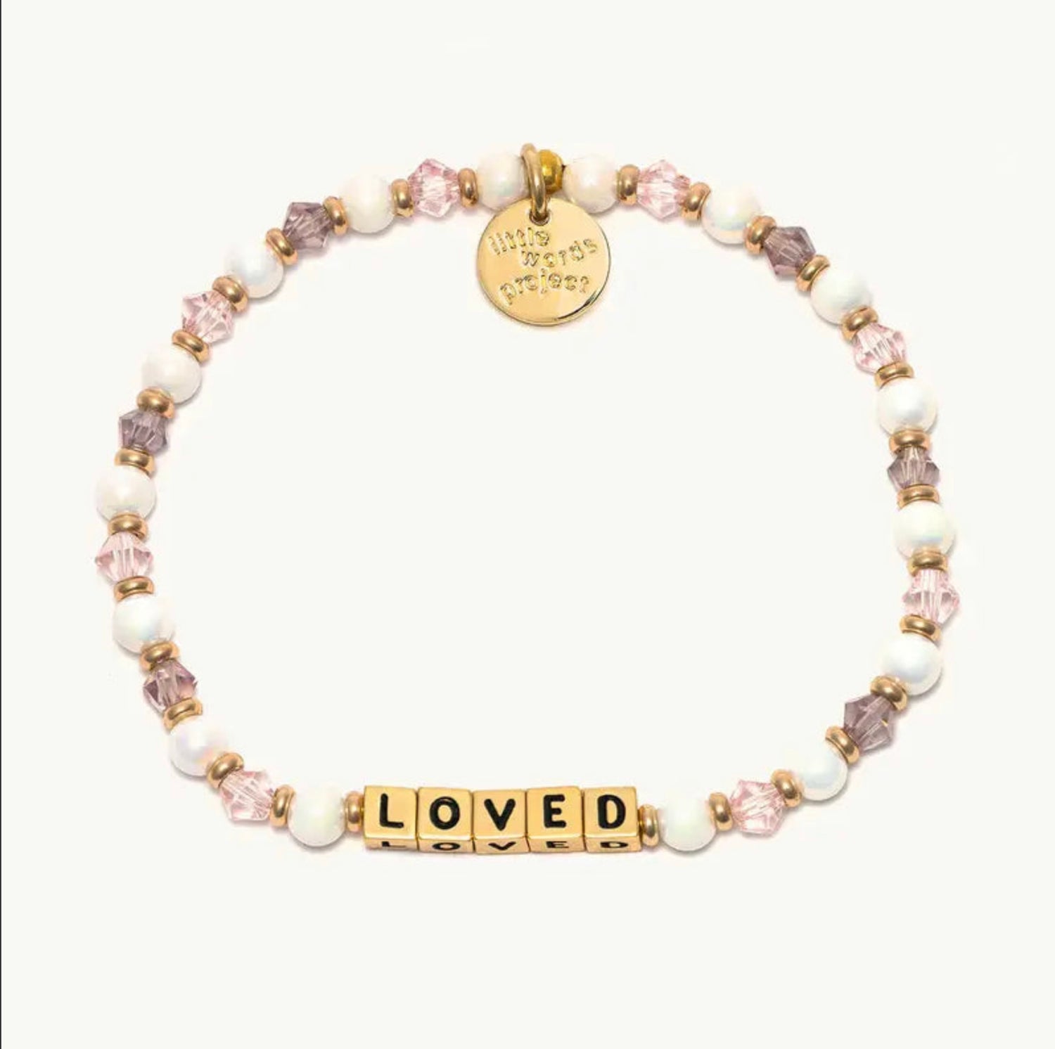 Gold Loved / Blossom Little Words Project Beaded Bracelet