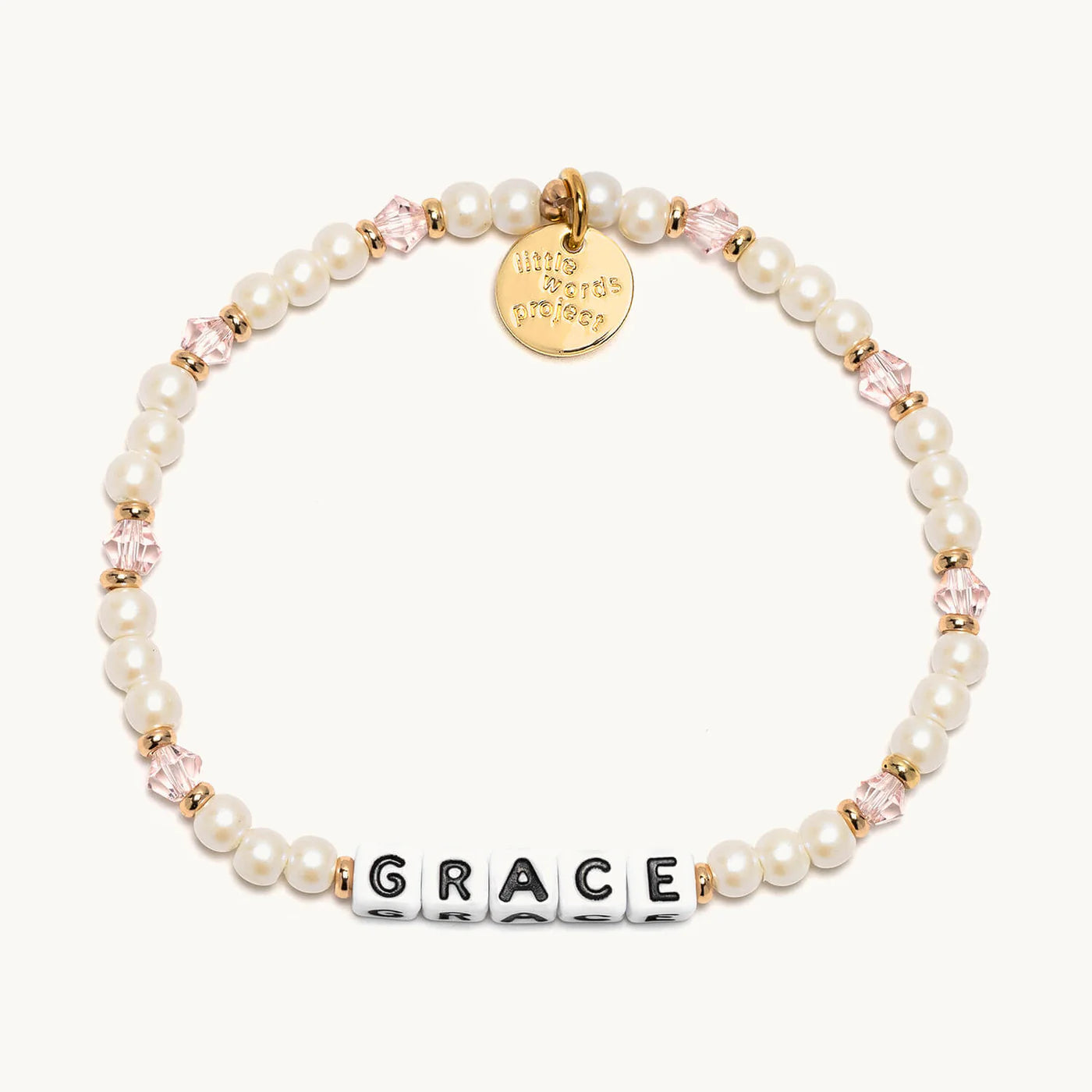 Grace / Air Spun Little Words Project Beaded Bracelet