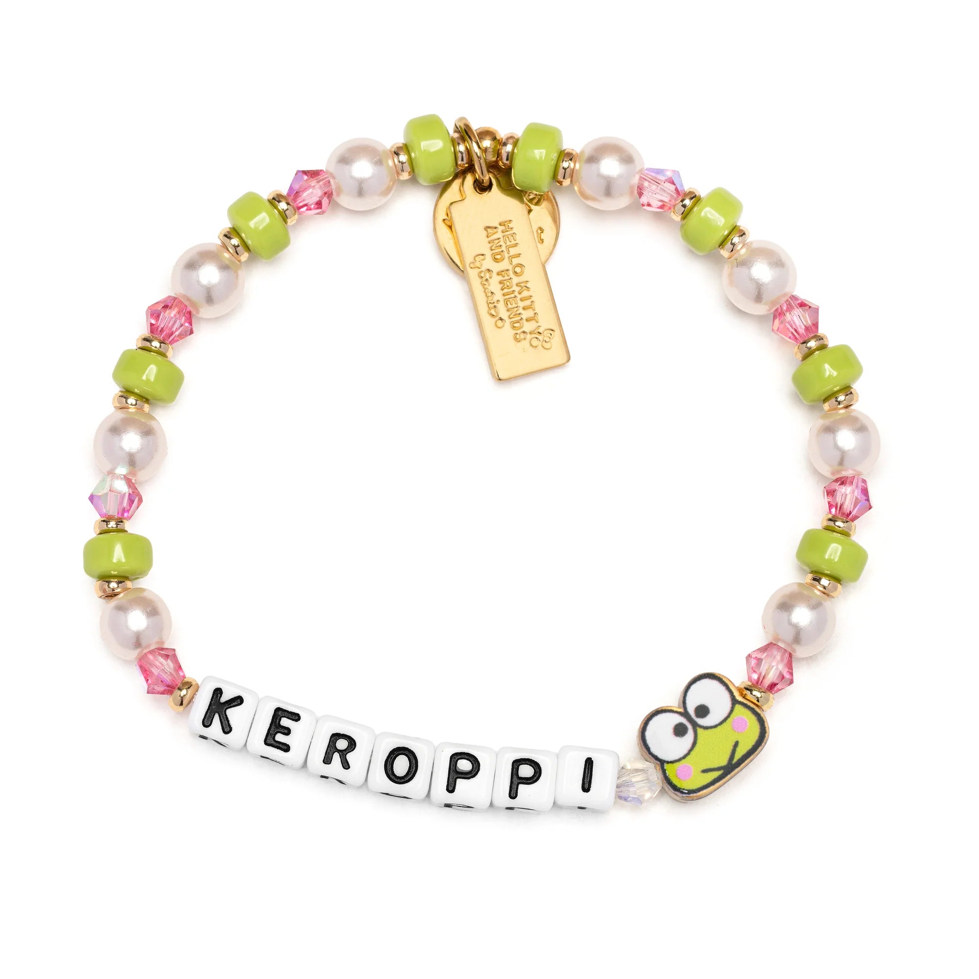 Keroppi X Little Words Project Beaded Bracelet