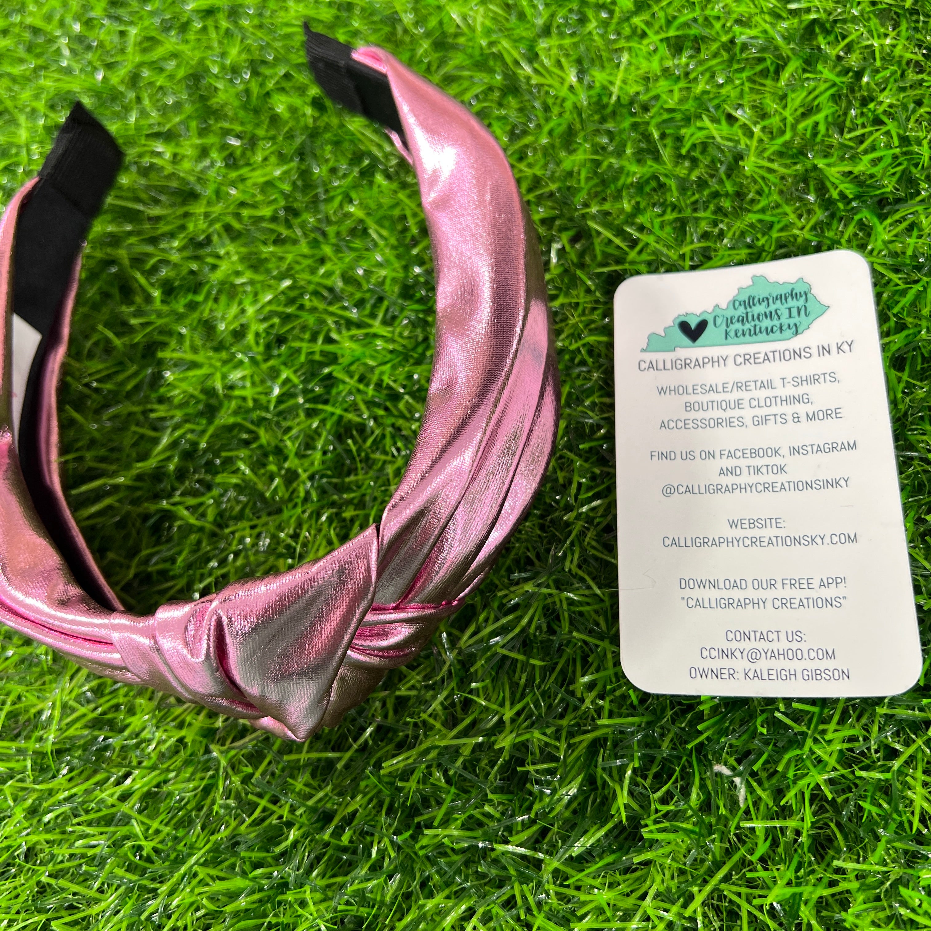 Pink Metallic • Non-Headache Headband