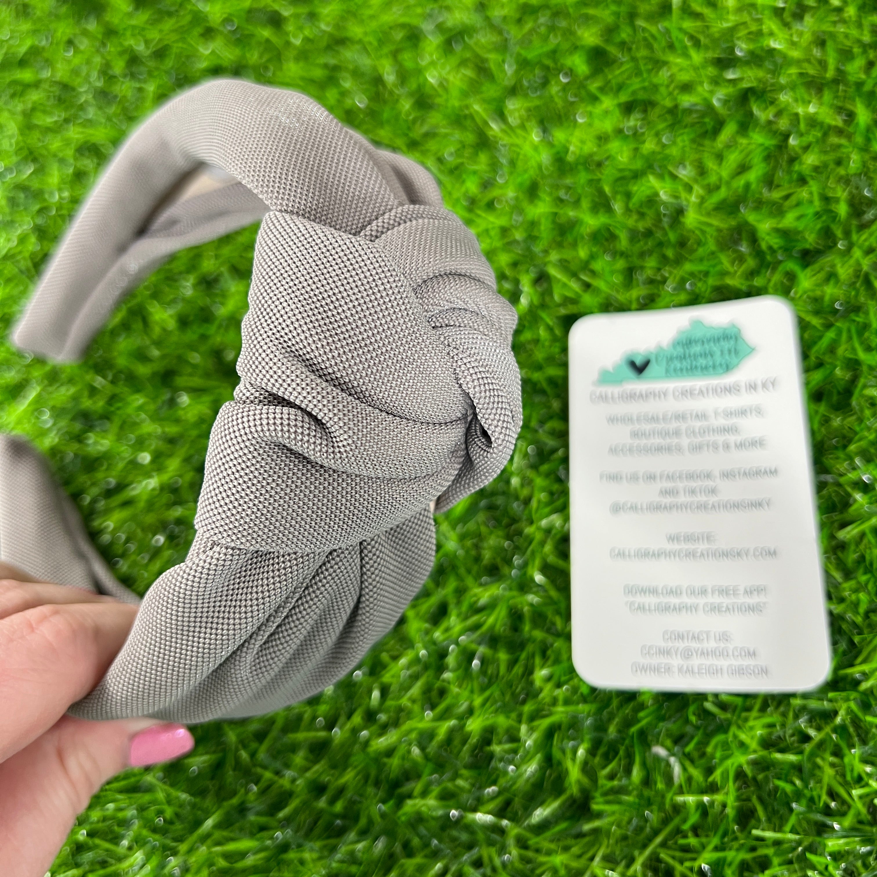 Gray Headband