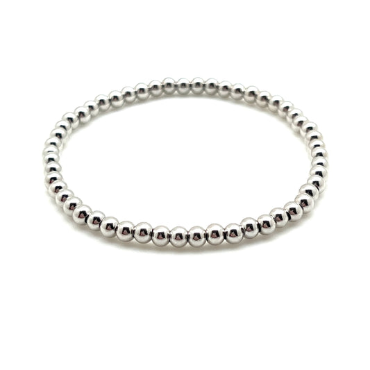 14K White Gold Filled Eternity Bracelet