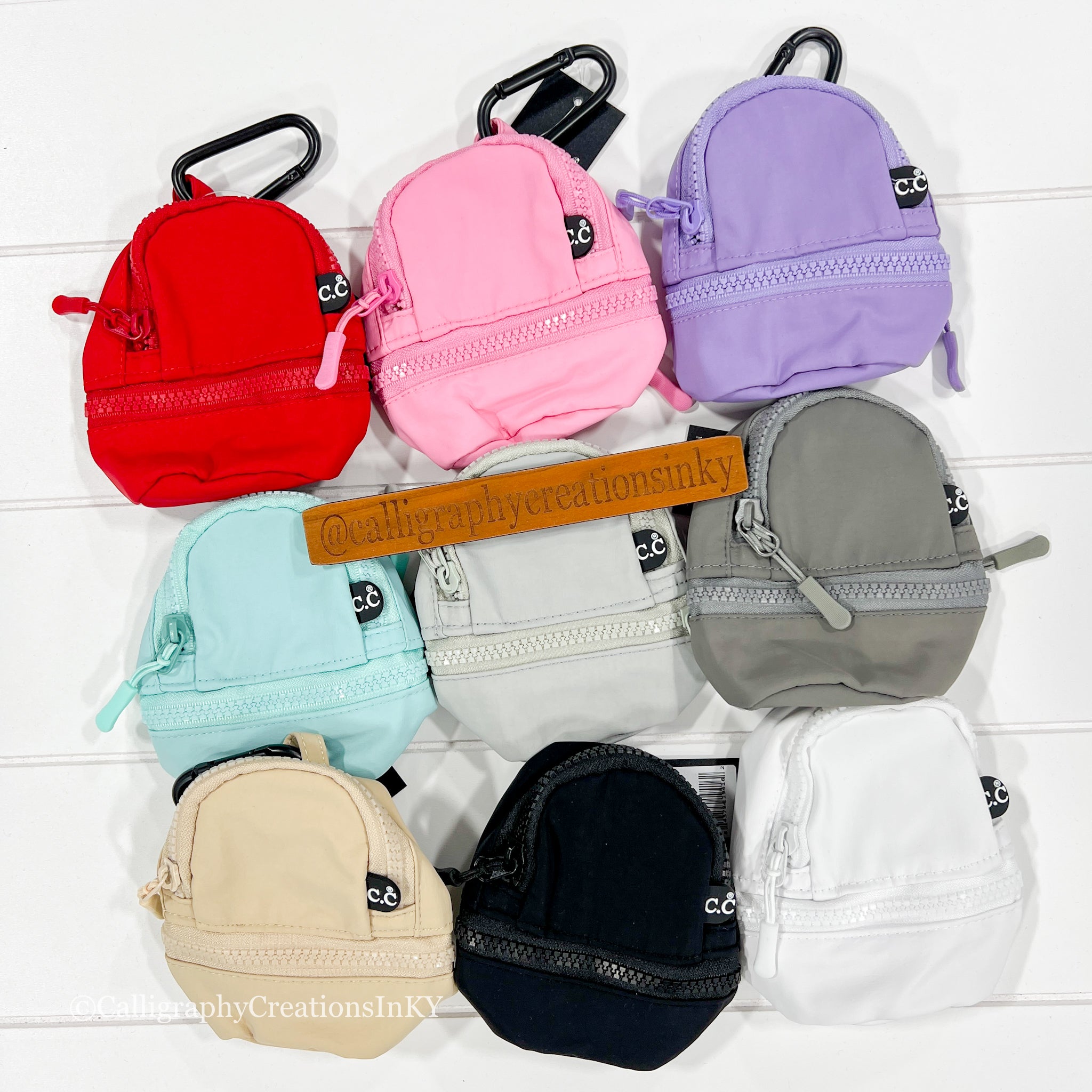 baseball mini backpack purse C.C Mini Backpacks – Calligraphy Creations In KY