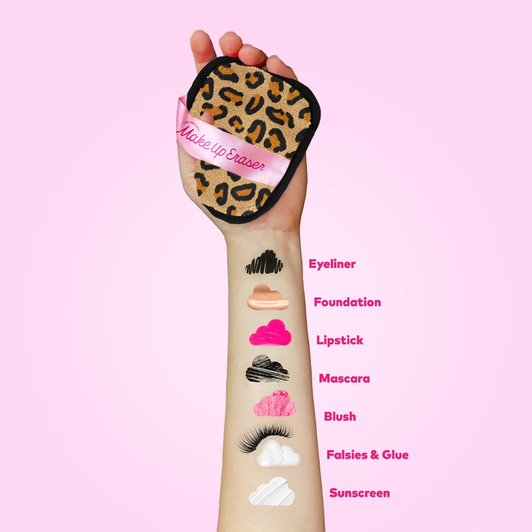 Leopard 7-Day Makeup Eraser Set