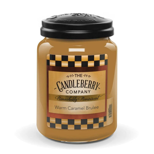Warm Caramel Brulee Large Candleberry Candle