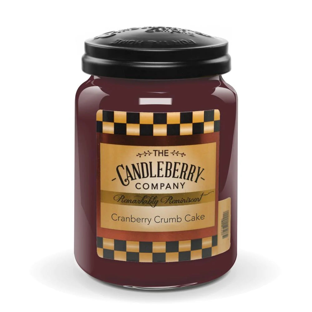 Crandberry Crumb Cake Large Candle