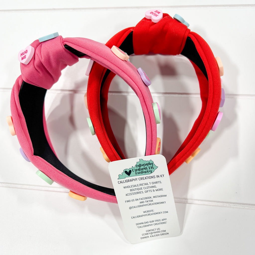 Conversation Hearts Headband
