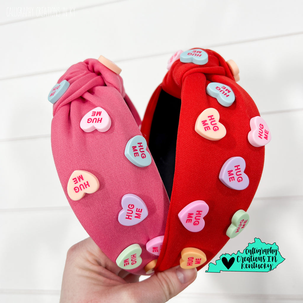 Conversation Hearts Headband
