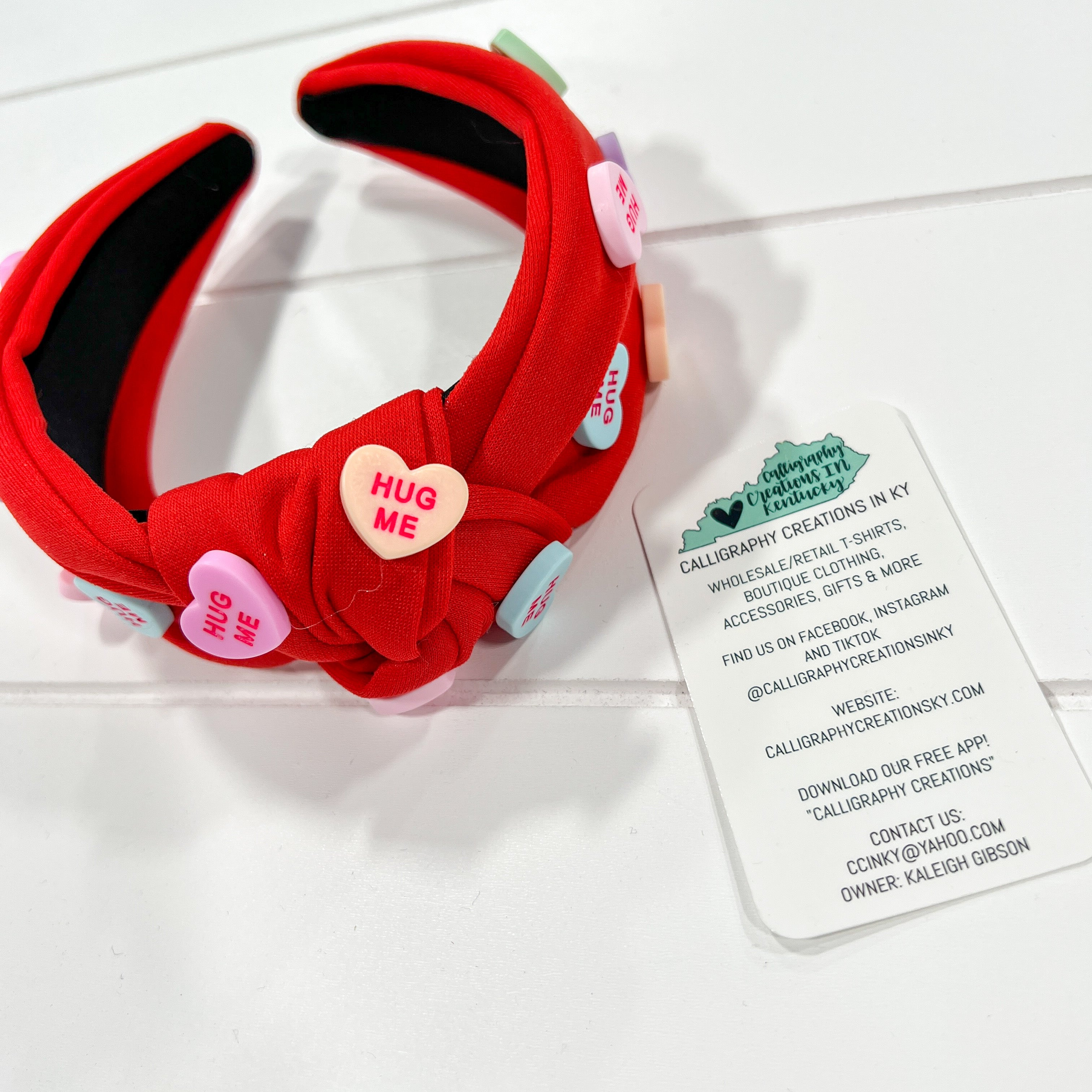Conversation Hearts Headband