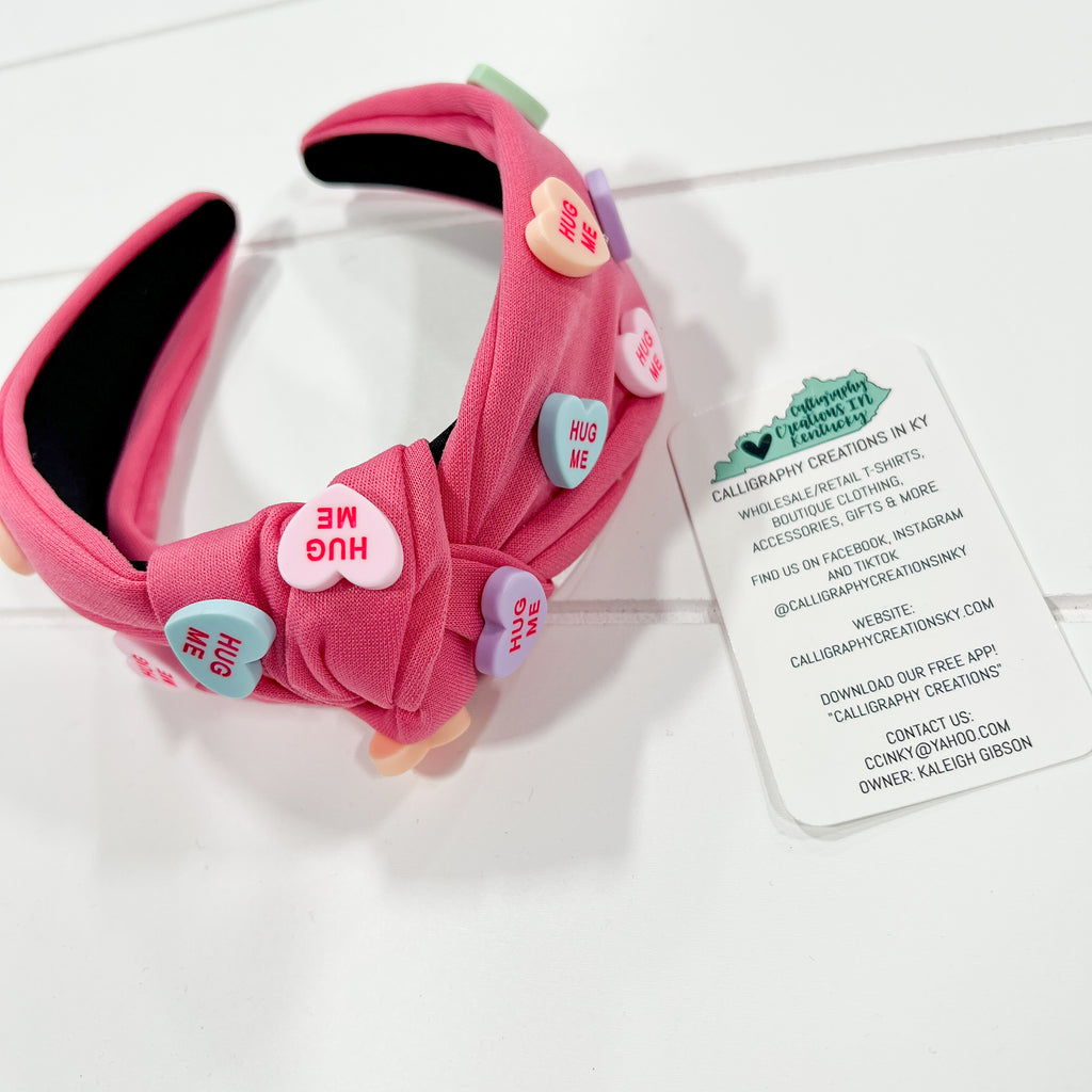 Conversation Hearts Headband