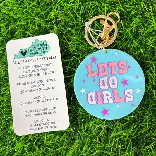 Let’s Go Girls Keychain