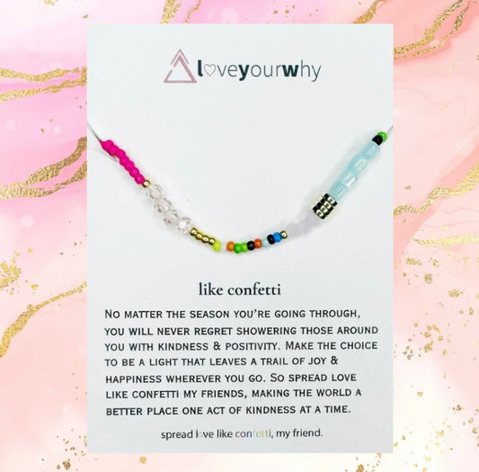 Corinna Confetti Beaded Necklace