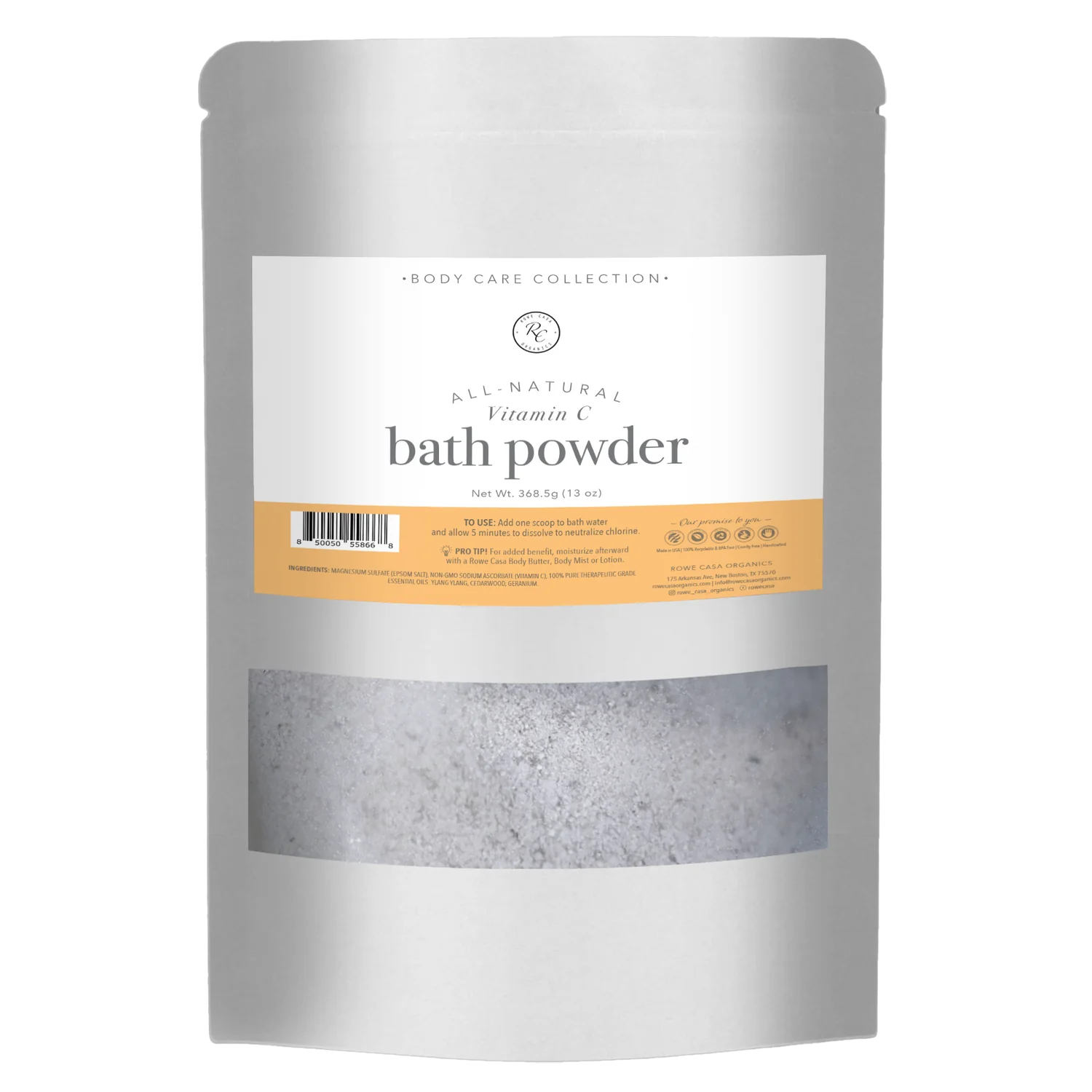 Rowe Casa Organics Vitamin C Bath Powder - Thumbnail 3