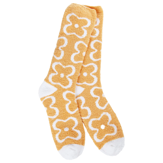 Flower Amber Cozy Cali Crew | World’s Softest Socks