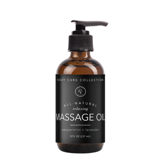 Rowe Casa Massage Oil Peppermint + Lavender Massage Oil | 8 oz