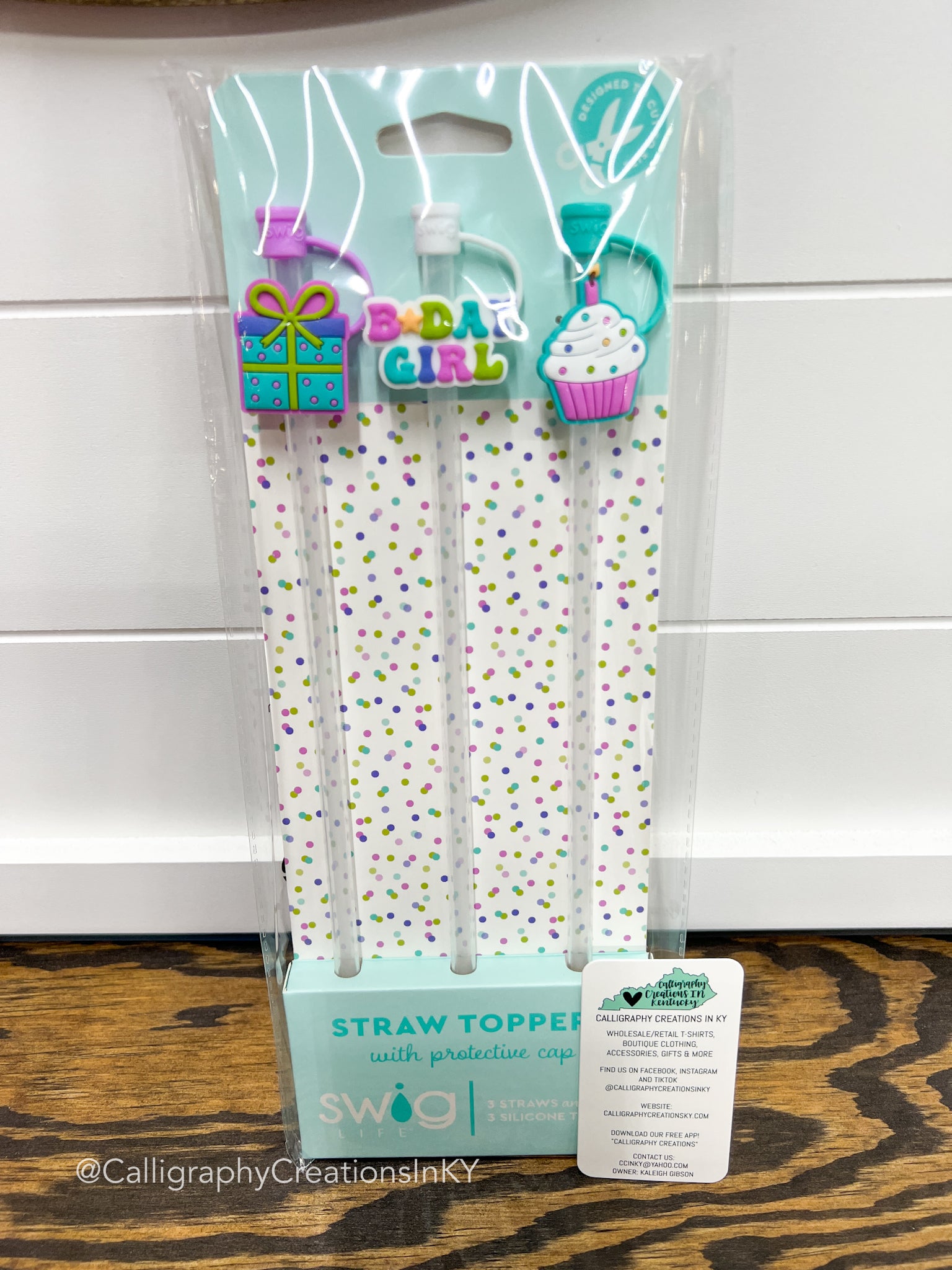 Make A Wish Swig Straw Topper Set *CLOSING OUT STRAW TOPPER SETS * FINAL SALE*
