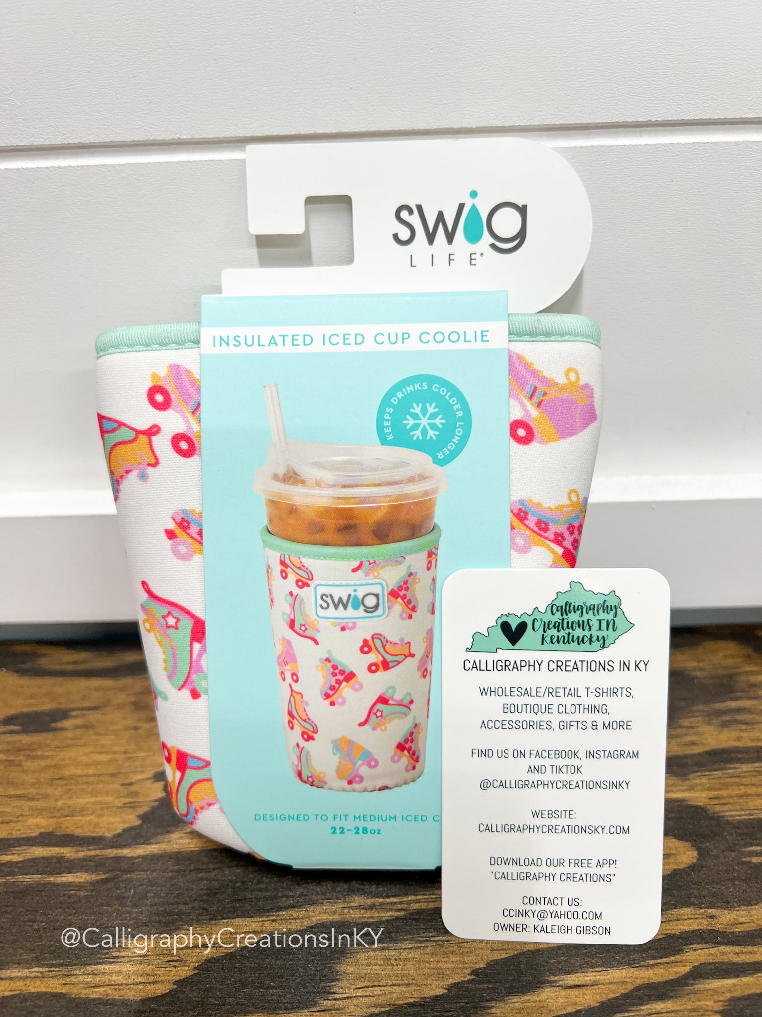 Roller Rink Swig Iced Cup Coolie