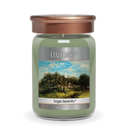 Sage Serenity Large Candleberry Candle
