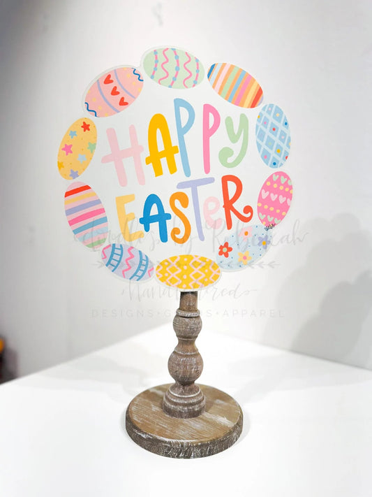 Happy Easter Wreath Doodles By Rebekah Topper