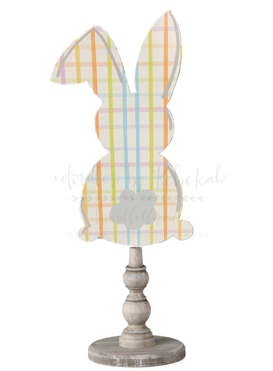 Plaid Bunny Doodles By Rebekah Topper