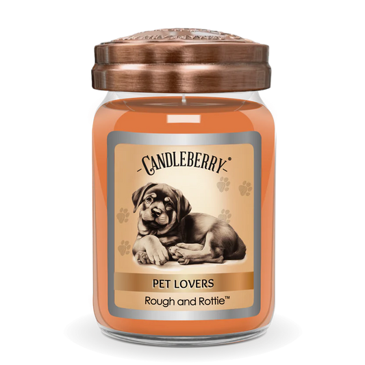 Rough and Rottie Large Candleberry Candle